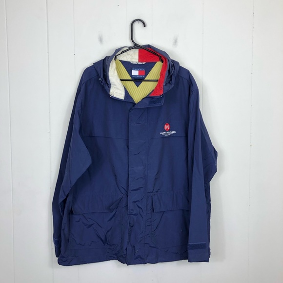 Vintage 90s Tommy Hilfiger Light Jacket Sz L - Picture 2 of 11
